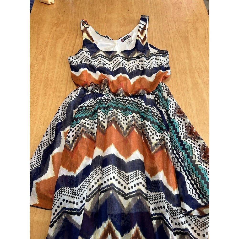 Trixxi Juniors L Aztec Pattern Mini Dress